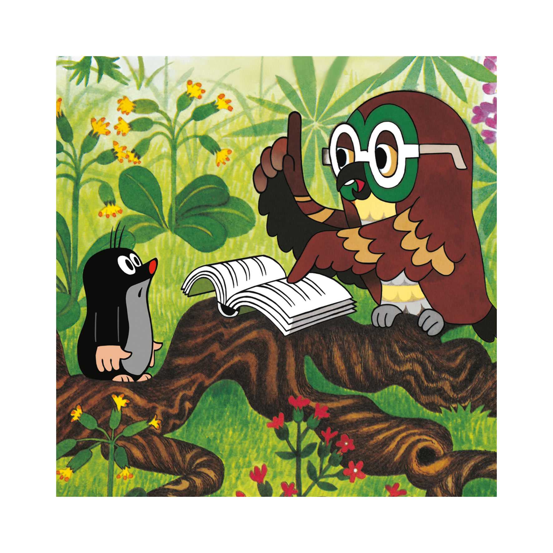 Puzzle Ako Krtko uzdravil Myšku 60 Dino