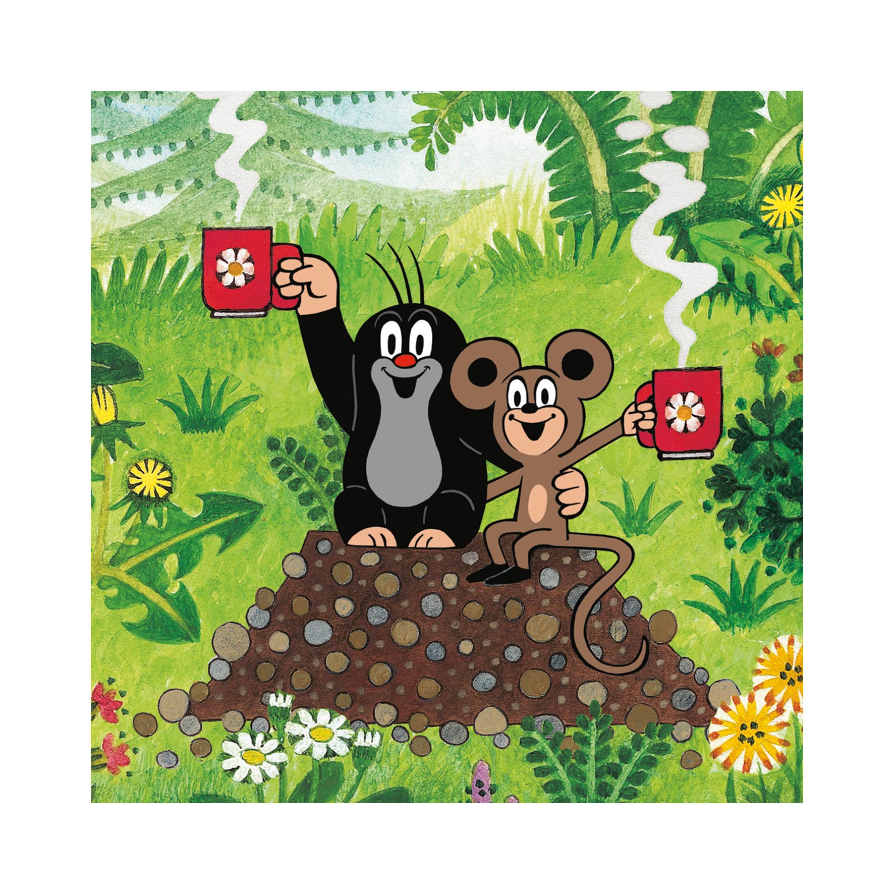 Puzzle Ako Krtko uzdravil Myšku 60 Dino