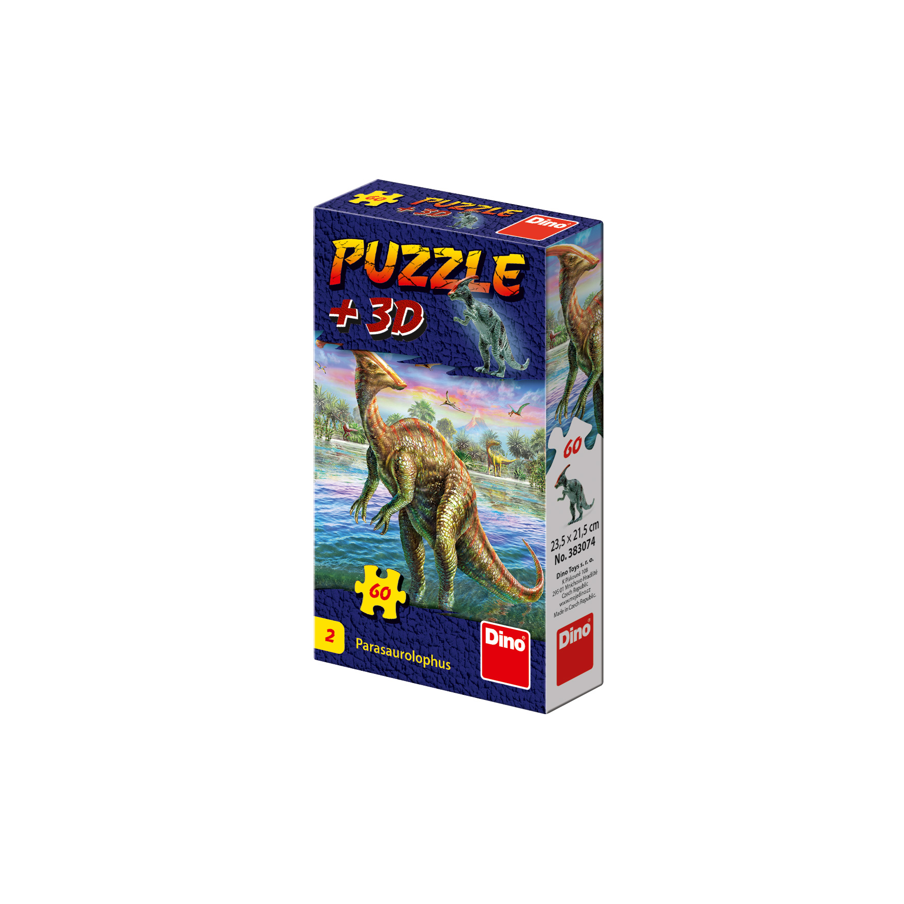Puzzle Dinosauri 60 + figúrka Dino