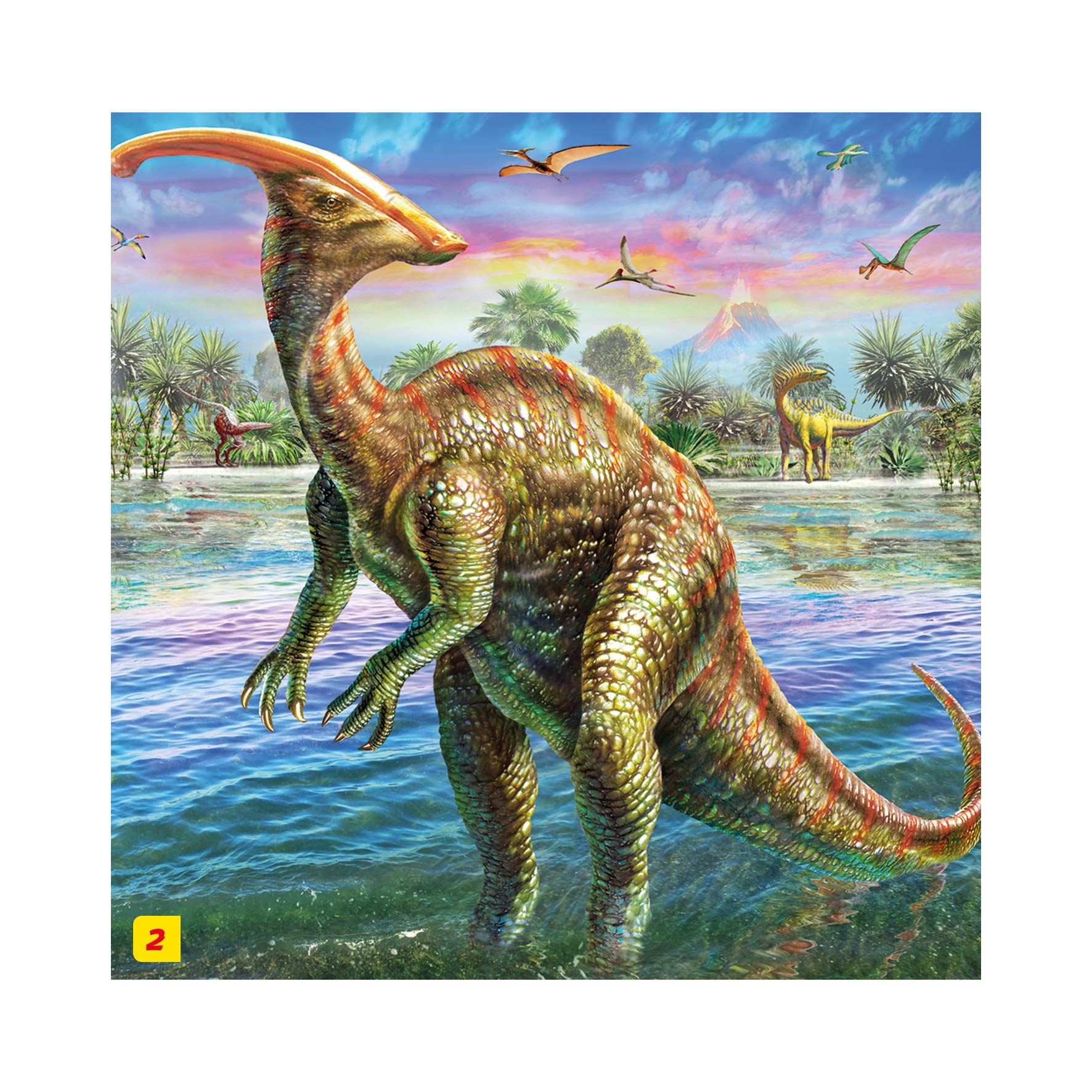 Puzzle Dinosauri 60 + figúrka Dino