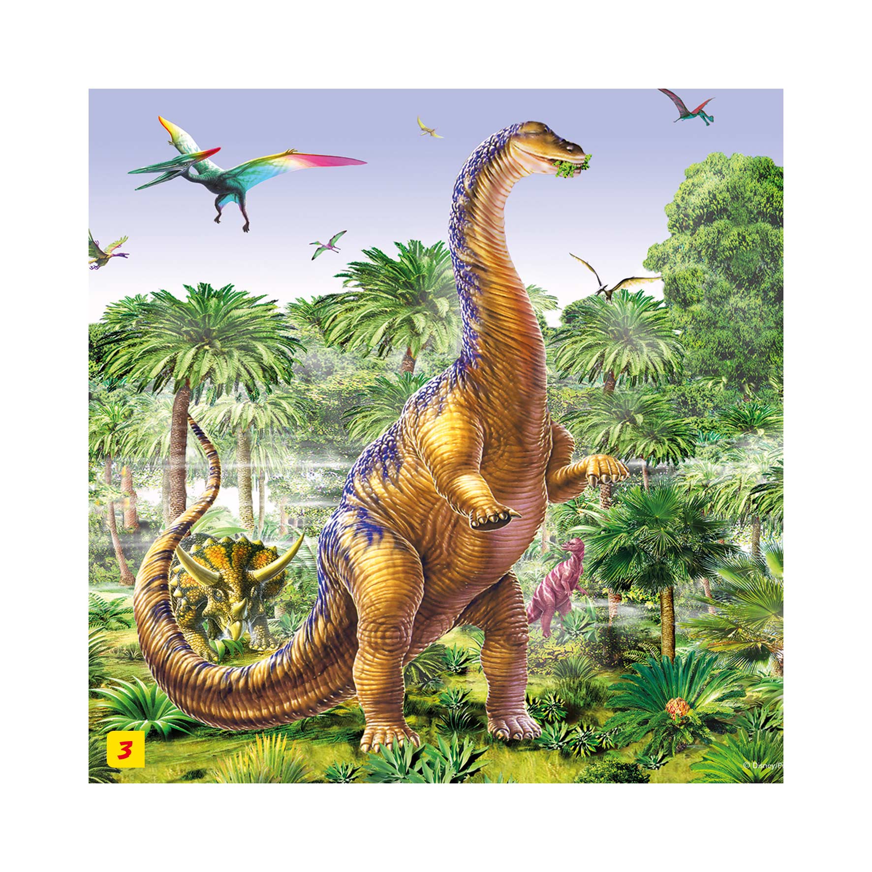 Puzzle Dinosauri 60 + figúrka Dino