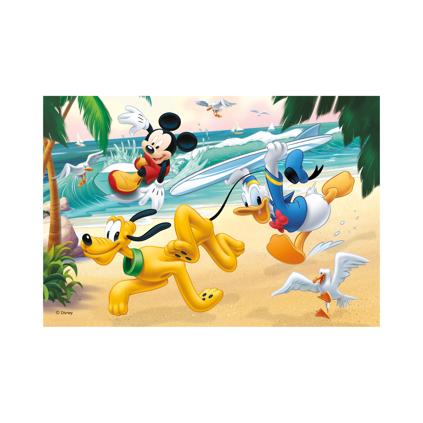 Puzzle Mickey športuje 2x77 Dino