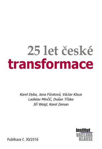 Kniha 25 let české transformace