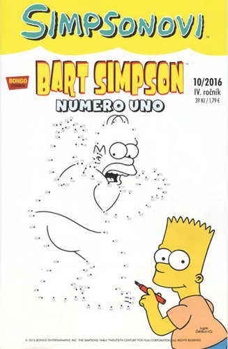 Kniha Simpsonovi - Bart Simpson 10/2016 - Numero uno