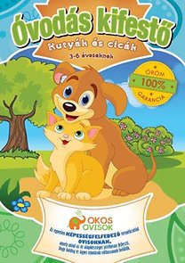 Kutyák és cicák - Óvodás kifestő