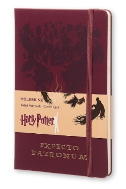 Zápisník MOLESKINE Harry Potter linaj. vínový L