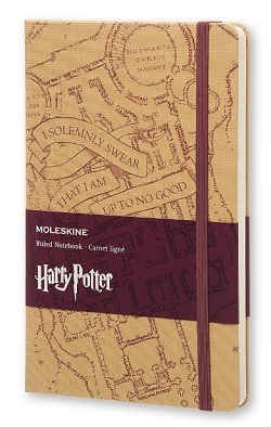 Zápisník MOLESKINE Harry Potter linaj. žltohnedý L