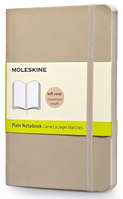 Zápisník MOLESKINE mäkký čistý béžový S