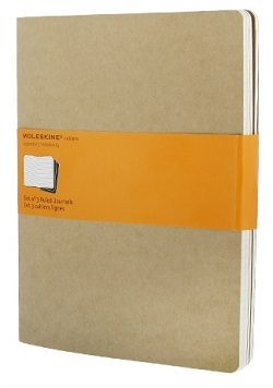 Zošity MOLESKINE 3 ks linajkové kartón XL
