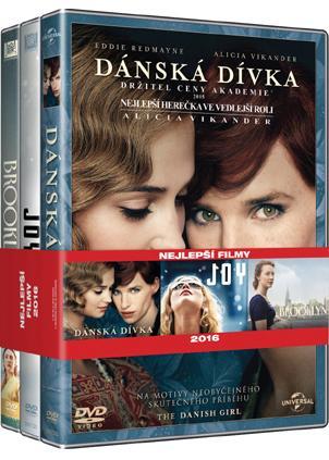 Nejlepší filmy ženy (Dánská dívka, Joy, Brooklyn) 3DVD