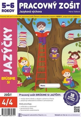 Brúsime si jazýčky - Pracovný zošit 5 - 6 rokov