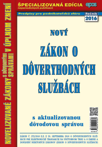 Zákon o dôveryhodných službách 36/16