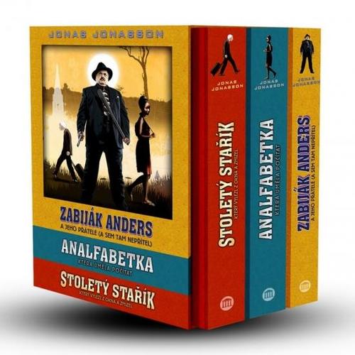 3 x Jonasson CZ Stoletý stařík + Analfabetka + Zabiják Anders - Jonas Jonasson