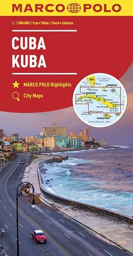 Kuba 1:1 000 000 mapa