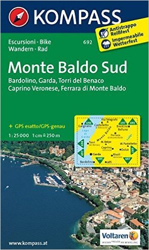Monte Baldo Süd 692 Kompass 1 : 25T