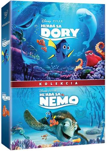 Hľadá sa Nemo + Hľadá sa Dory kolekce 2DVD (SK)
