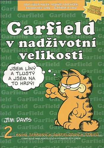 Kniha Garfield v nadživotní velikosti