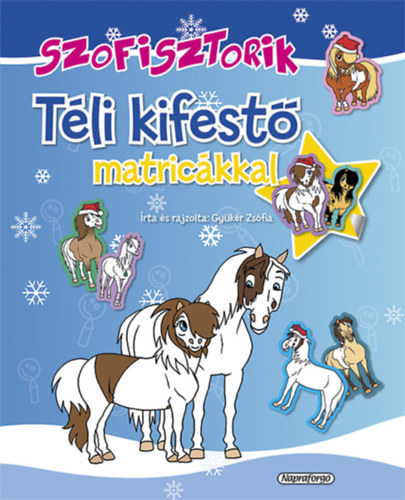 Szofisztorik -  Téli kifestő matricákkal