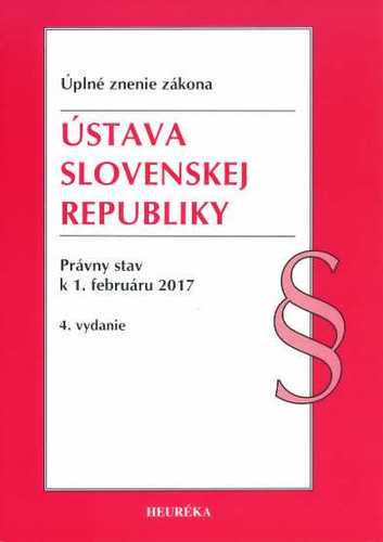 Ústava SR. Úzz, 4. vyd., 2017