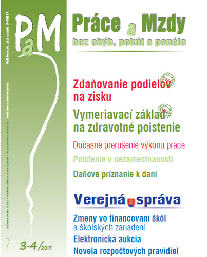 Práce a Mzdy 3-4 2017