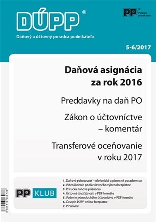DUPP 5-6 2017 Daňová asignácia za rok 2016