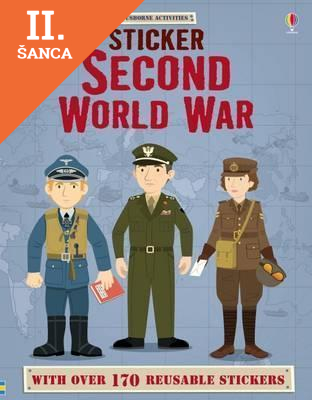 Lacná kniha Sticker Second World War