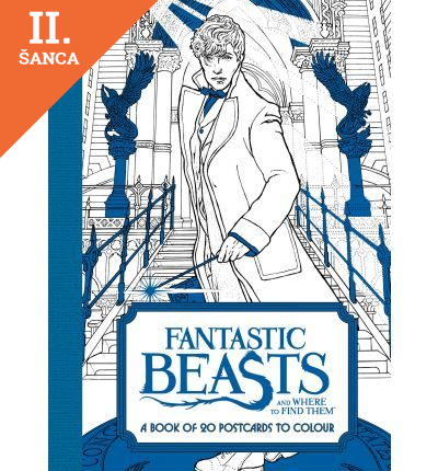 Lacná kniha Fantastic Beasts and Where to Find Them: A Book of 20 Postcards to Colour
