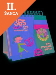 Lacná kniha Agymenők - Képes szótanuló naptár - 365 német szó példamondatokkal - 7-9 éveseknek