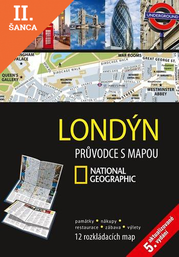 Lacná kniha Londýn - Průvodce s mapou National Geographic 5. vydání