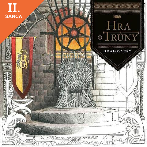 Lacná kniha Hra o trůny - Omalovánky