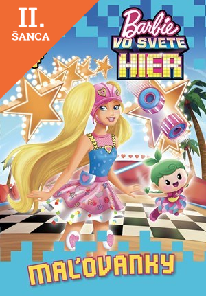 Lacná kniha Barbie vo svete hier - Maľovanky