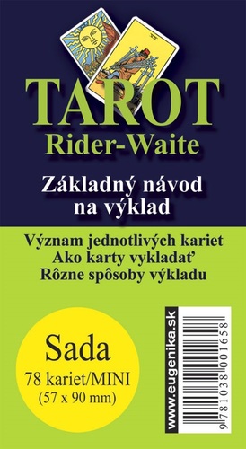 Karty - Tarot Rider Waite mini (karty + brožúrka)