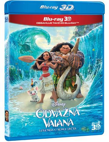Odvážná Vaiana: Legenda o konci světa 2BD (3D+2D)