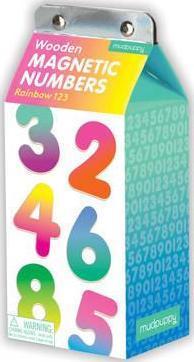 Rainbow 123 Wooden Magnetic Numbers