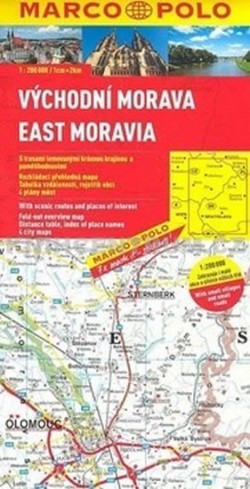 ČR 3 Východní Morava mapa 1:200T MD