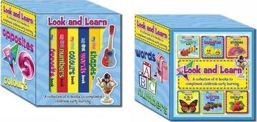 Look and Learn Boxed Set - First Words Book Box Set