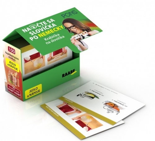 Kniha Naočte sa slovíčka po nemecky Krabička na slovíčka Jedlo a nápoje