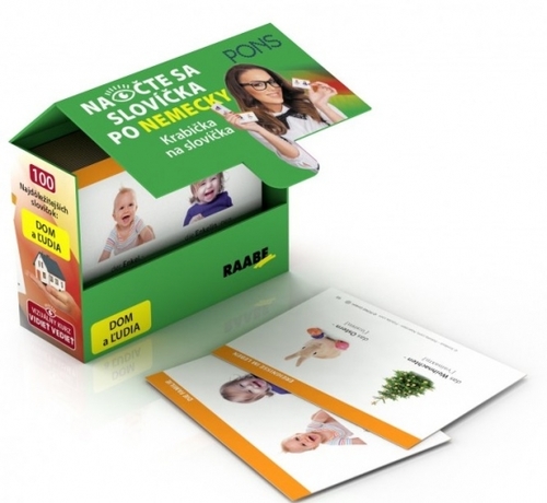 Kniha Naočte sa slovíčka po nemecky Krabička na slovíčka Dom a ľudia