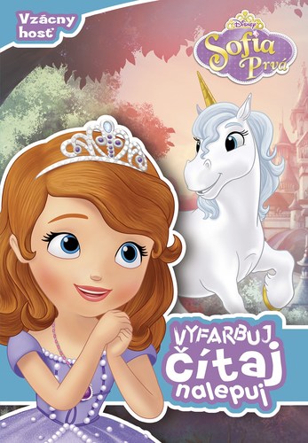Kniha Sofia prvá - Vyfarbuj, čítaj, nalepuj
