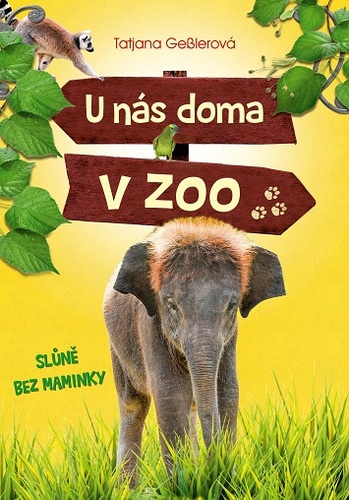 Kniha U nás doma v zoo - Slůně bez maminky - Tatjana Geßlerová