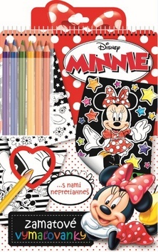 Zamatové vymaľovanky Minnie