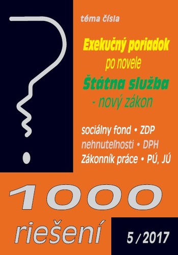 1000 riešení 5 2017