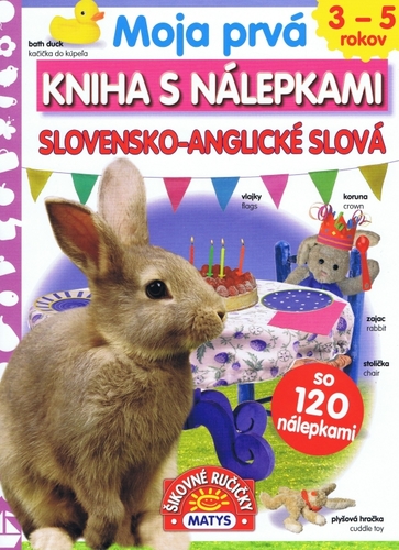 Moja prvá kniha s nálepkami - Slovensko-anglické slová