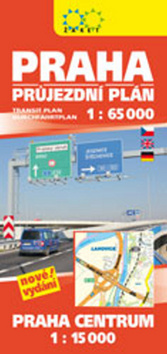 Kniha Praha průjezdní plán