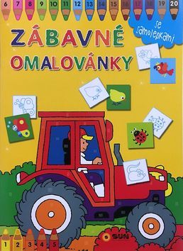 Zábavné omalovánky Žluté