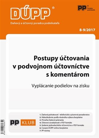 DUPP 8-9 2017 Postupy účtovania