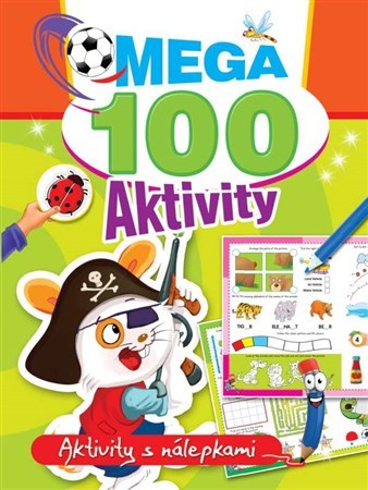 Kniha Mega 100 aktivity - pirát