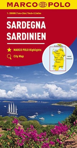 Itálie č. 15 - Sardinie mapa 1:200T