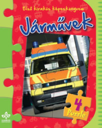Kniha Járművek + 4puzzle - Katalin Bogos