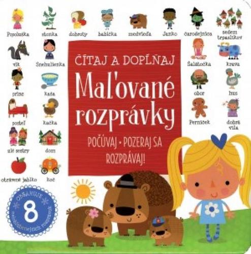 Kniha Čítaj a dopĺňaj – Maľované rozprávky
